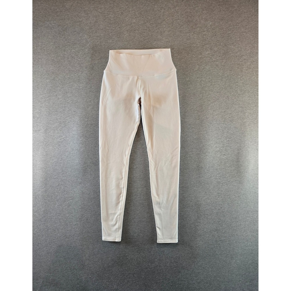 Alo Yoga High Waist Airbrush Leggings Womens Medium Bone White Activewear
